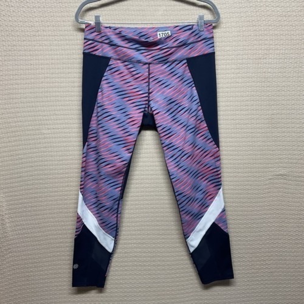 NWOT Athleta Electra Sonar 7/8 Mid Rise Pocket Tight Leggings Women L Vietnam‎